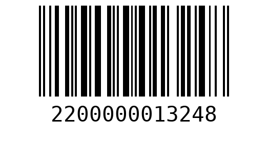 Штрихкод 2200000013248