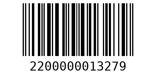 Штрихкод 2200000013279