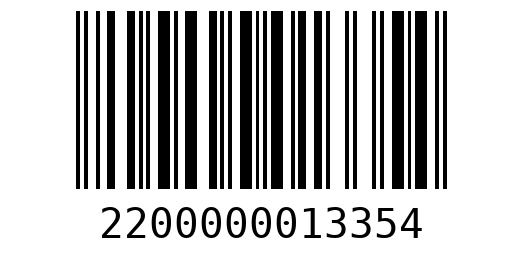 Штрихкод 2200000013354