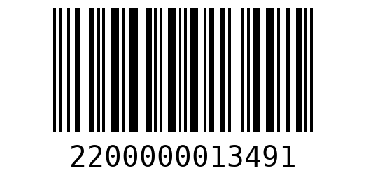 Штрихкод 2200000013491
