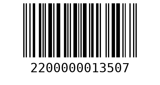 Штрихкод 2200000013507