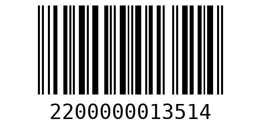 Штрихкод 2200000013514