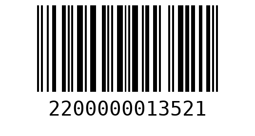 Штрихкод 2200000013521