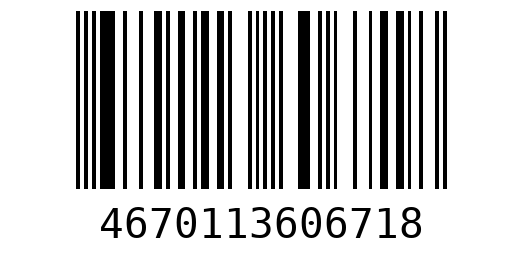 Штрихкод 4670113606718