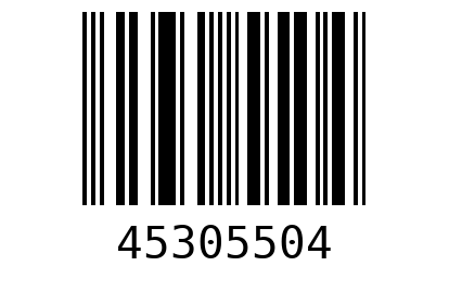Штрихкод 45305504