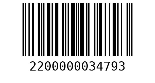 Штрихкод 2200000034793