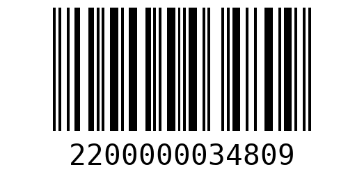 Штрихкод 2200000034809