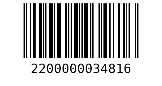 Штрихкод 2200000034816