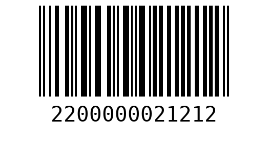 Штрихкод 2200000021212