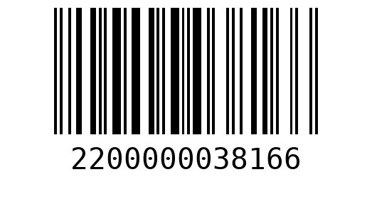 Штрихкод 2200000038166