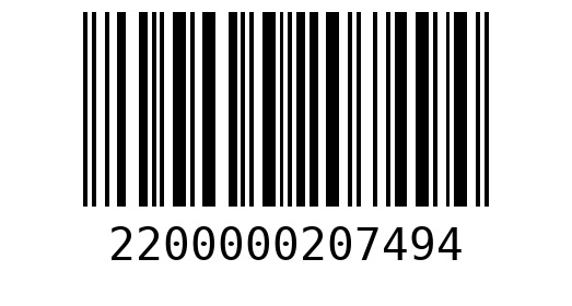 Штрихкод 2200000207494