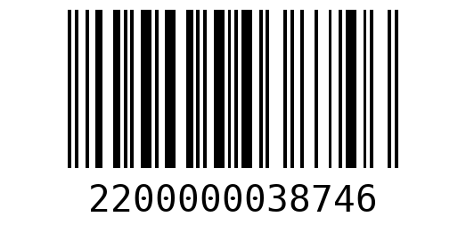 Штрихкод 2200000038746