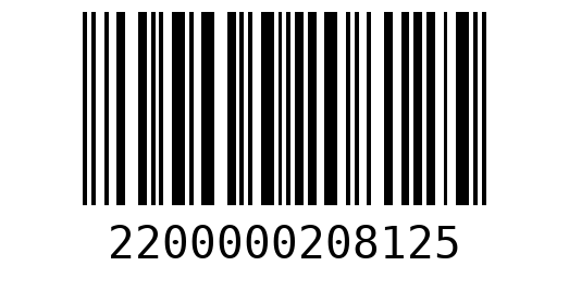 Штрихкод 2200000208125
