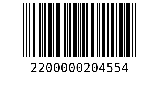 Штрихкод 2200000204554