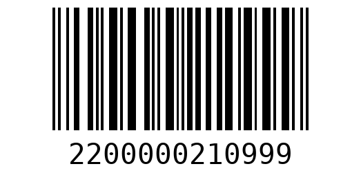 Штрихкод 2200000210999
