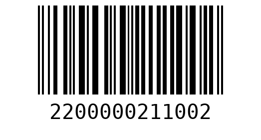 Штрихкод 2200000211002