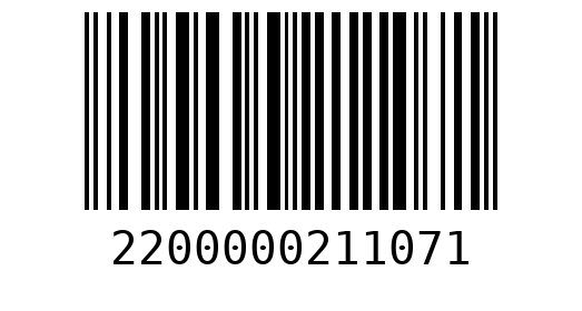 Штрихкод 2200000211071