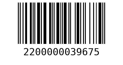 Штрихкод 2200000039675