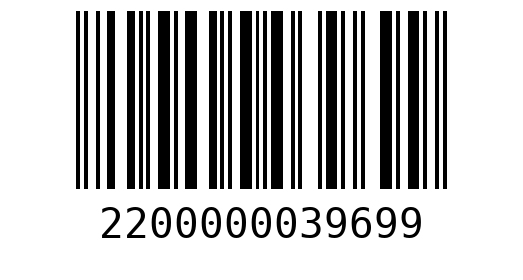 Штрихкод 2200000039699