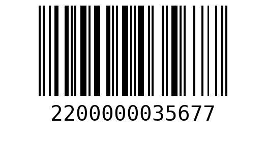 Штрихкод 2200000035677