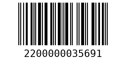 Штрихкод 2200000035691