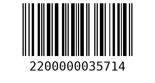 Штрихкод 2200000035714