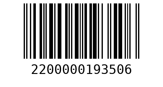 Штрихкод 2200000193506