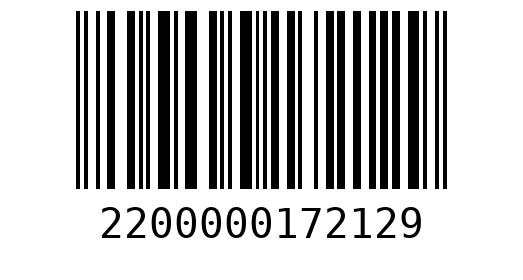 Штрихкод 2200000172129