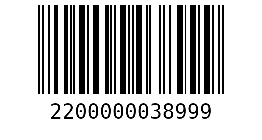 Штрихкод 2200000038999