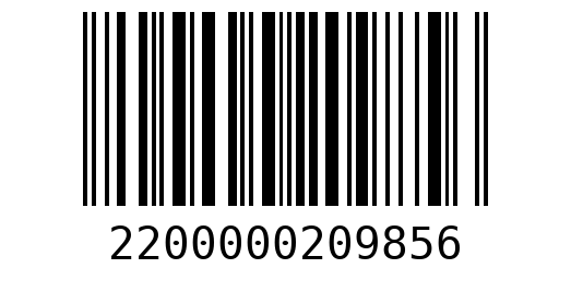 Штрихкод 2200000209856