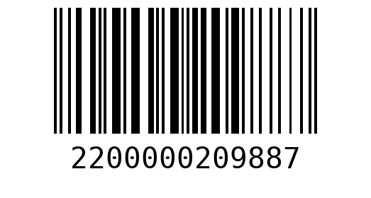 Штрихкод 2200000209887