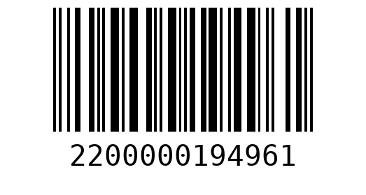Штрихкод 2200000194961