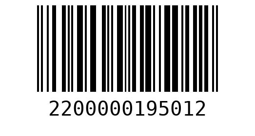 Штрихкод 2200000195012