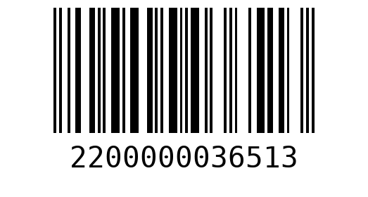 Штрихкод 2200000036513