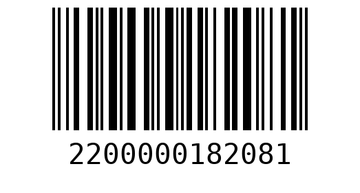 Штрихкод 2200000182081