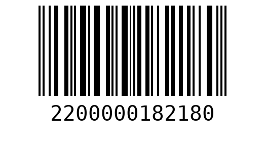 Штрихкод 2200000182180