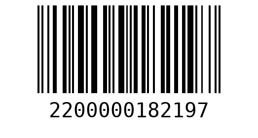 Штрихкод 2200000182197