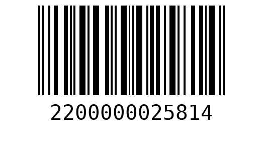Штрихкод 2200000025814