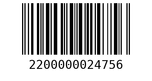 Штрихкод 2200000024756