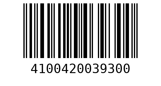 Штрихкод 4100420039300