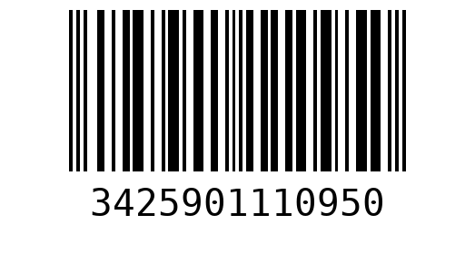 Штрихкод 3425901110950
