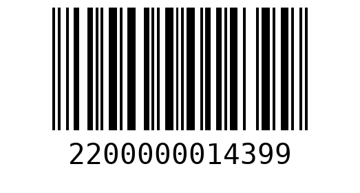 Штрихкод 2200000014399