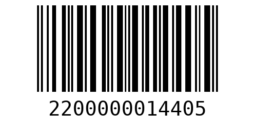 Штрихкод 2200000014405