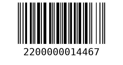 Штрихкод 2200000014467