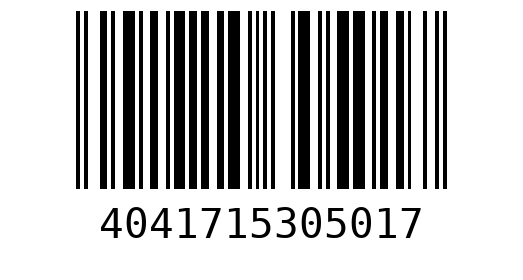 Штрихкод 4041715305017
