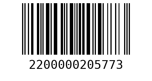 Штрихкод 2200000205773