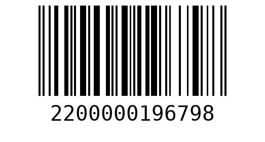 Штрихкод 2200000196798