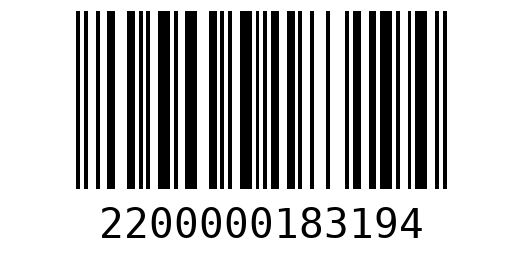 Штрихкод 2200000183194