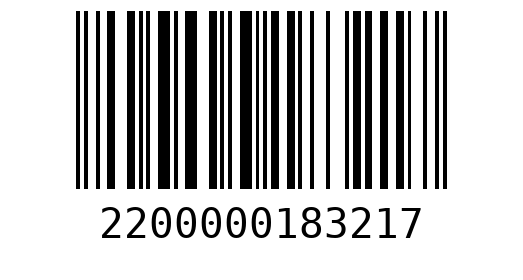 Штрихкод 2200000183217