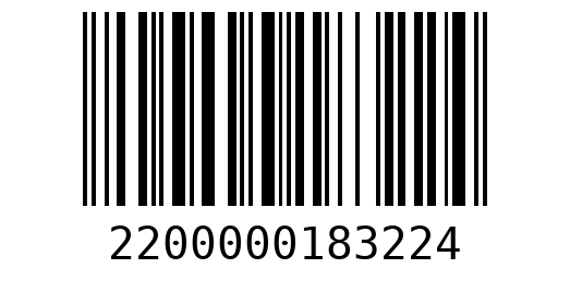 Штрихкод 2200000183224